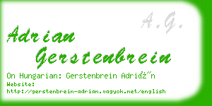 adrian gerstenbrein business card